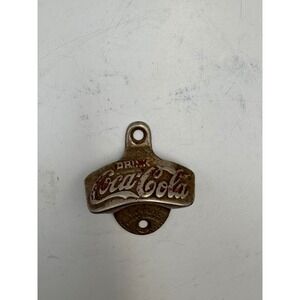 Vintage Coca-Cola Starr X Wall Mount Bottle Opener Cast Iron Brown  Co